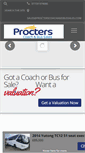 Mobile Screenshot of procterscoachandbussales.com